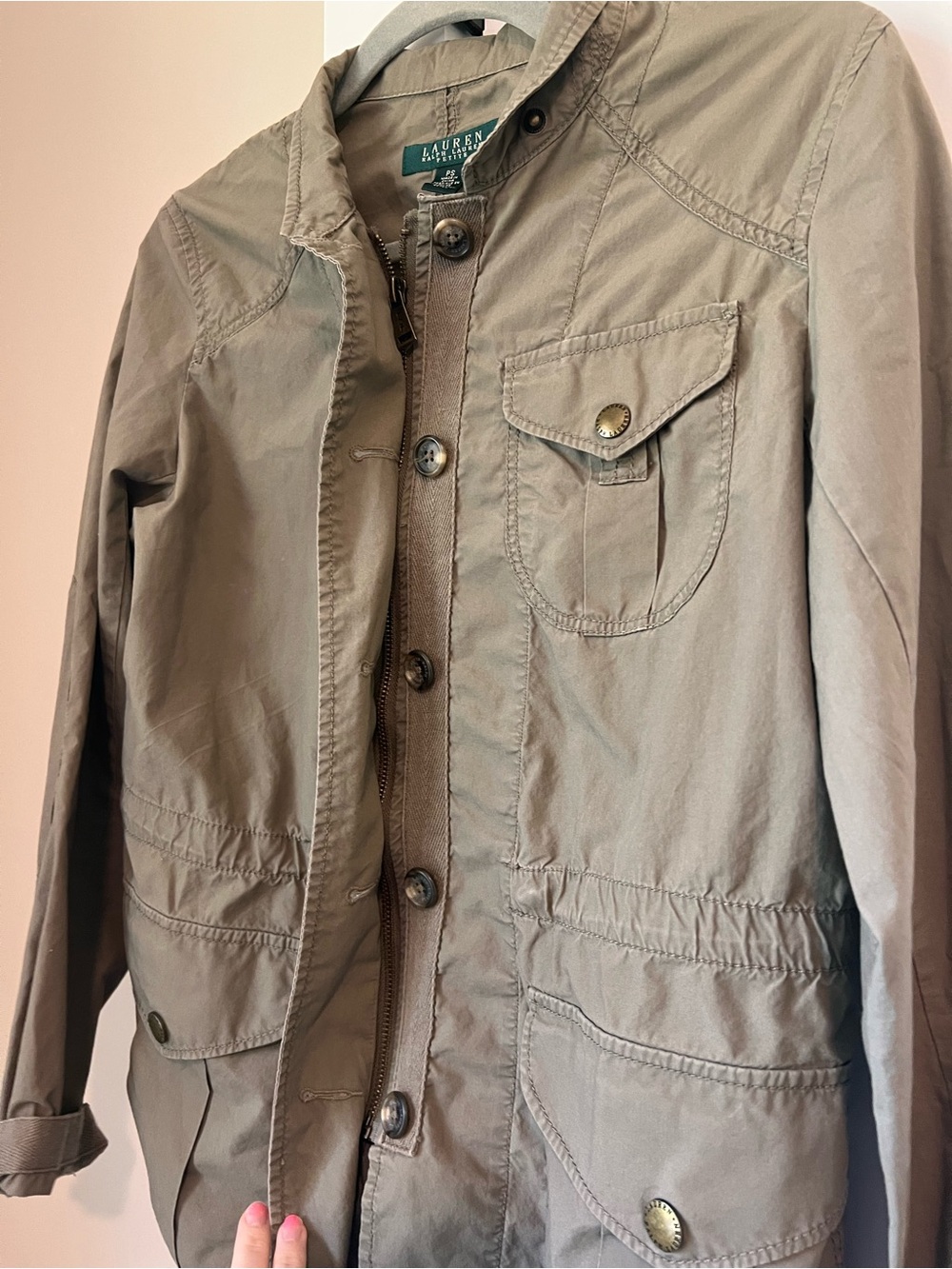 Ralph Lauren Olive Green Utility Jacket